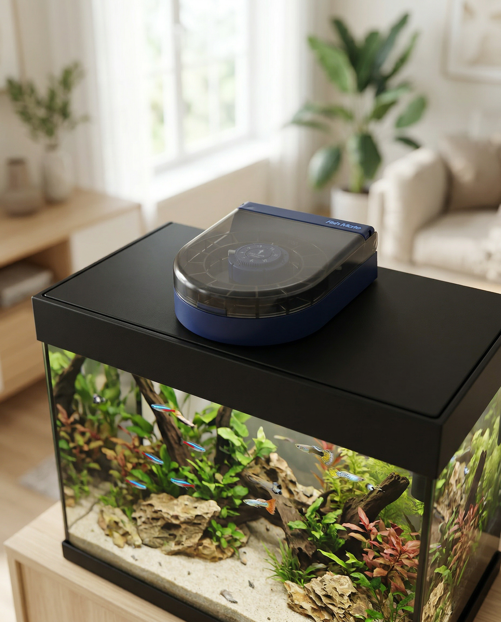 Fish Mate 14-feed Automatic Aquarium Fish Feeder (F14)