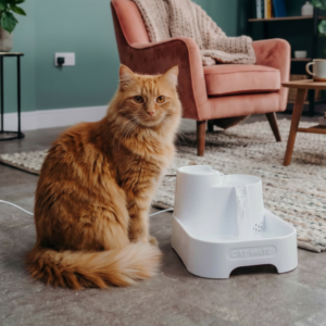 Cat Mate 3-Level Pet Fountain – BPA and BHT Free with Filter