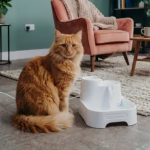 Cat Mate 3-Level Pet Fountain – BPA and BHT Free with Filter
