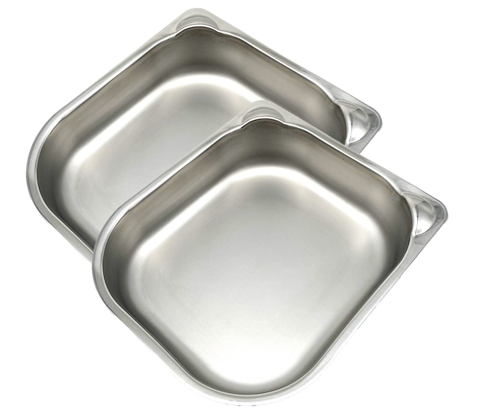 Stainless Steel Bowl Inserts for One and Two Meal Automatic Feeders, Pack of 2