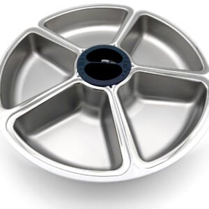Stainless Steel Bowl Inserts for Five Meal Automatic Pet Feeder, Pack of 5